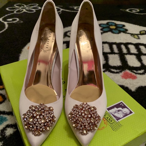 Ted Baker Shoes | Ted Baker Pink Satinrose Gold Size 9 | Color: Pink | Size: 9. Euro 40 | Lam5555's Closet